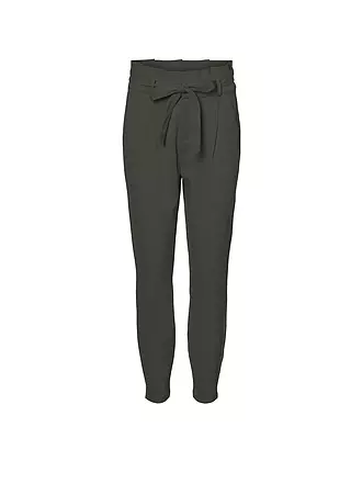VERO MODA | Pantalon taille haute coupe ample VMEVA | olive